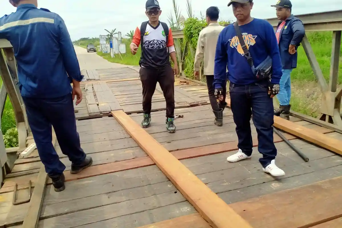 Banyak Kerusakan, Jembatan Ringroad Baru di Sangatta Mulai Diperbaiki