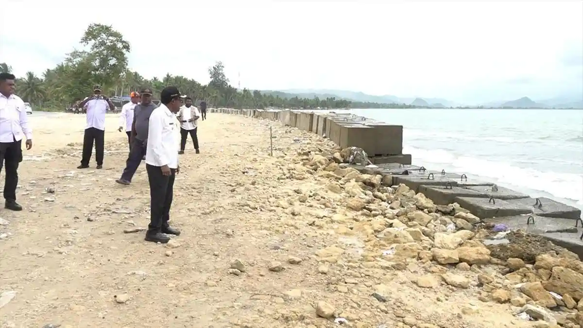 Ini Respons Pemkot Jayapura Terkait Abrasi Pantai Holtekamp Jayapura