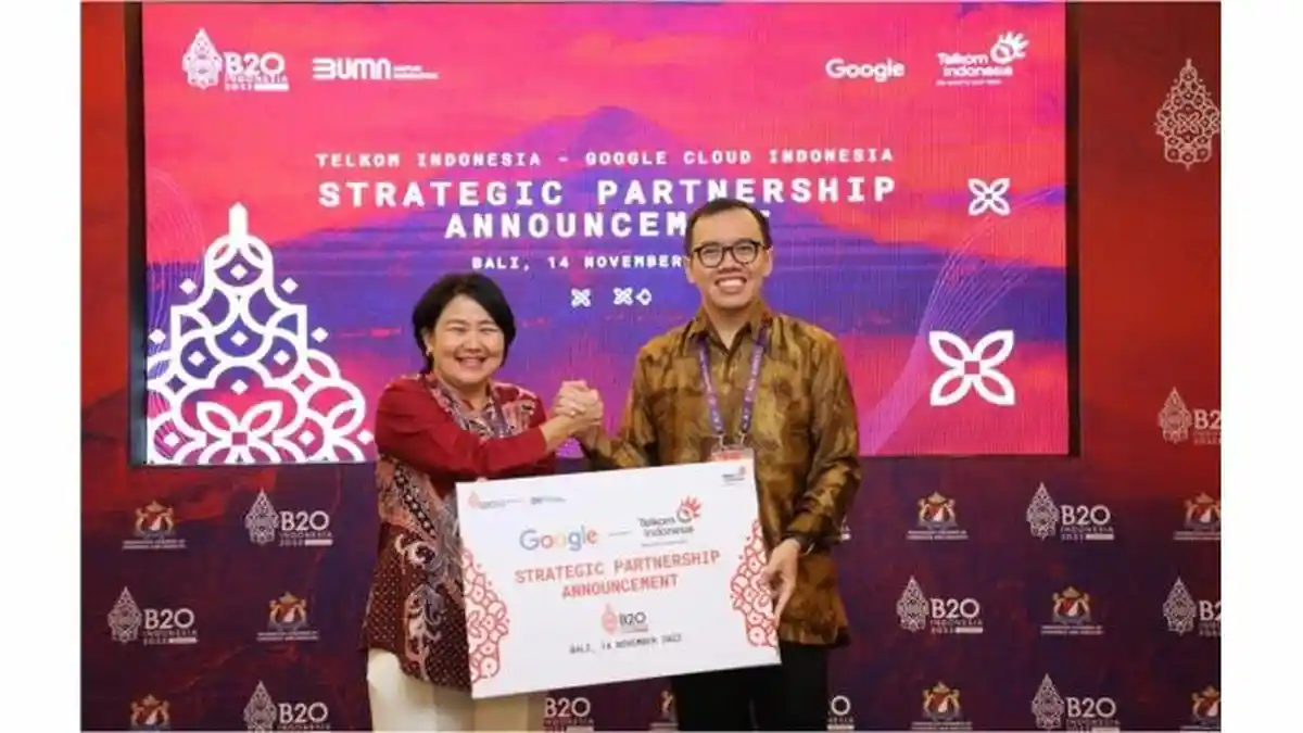 Telkom Indonesia dan Google Cloud Jalin Kolaborasi Strategis