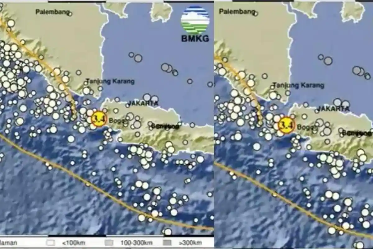 Baru Saja! Gempa Magnitudo 3.4 Guncang Banten, Cek Info Gempa Terkini 2 Menit yang Lalu via BMKG