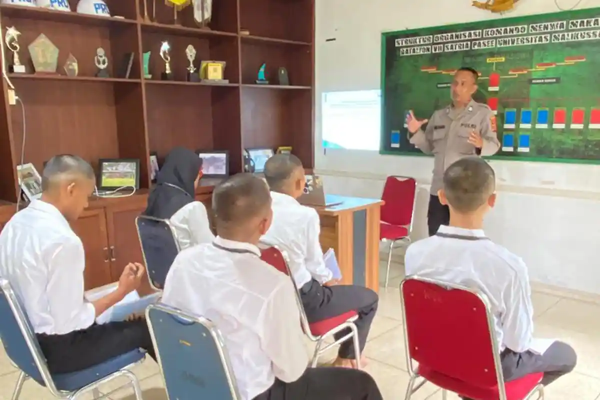 Satbinmas Polres Lhokseumawe Edukasi Kamtibmas kepada Calon Menwa Unimal