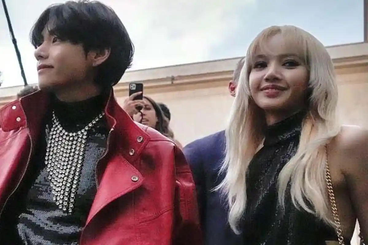 Video V BTS, Lisa BLACKPINK dan Park Bo Gum Sambut Penggemar di Celine FS, Pose Sang Idol Disorot