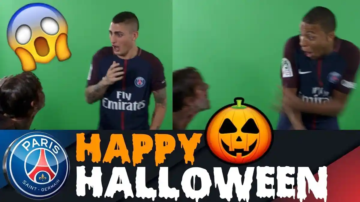 Kocak! Jelang Halloween, Para Pemain PSG Dibikin Takut dengan Prank Seram Seperti ini!