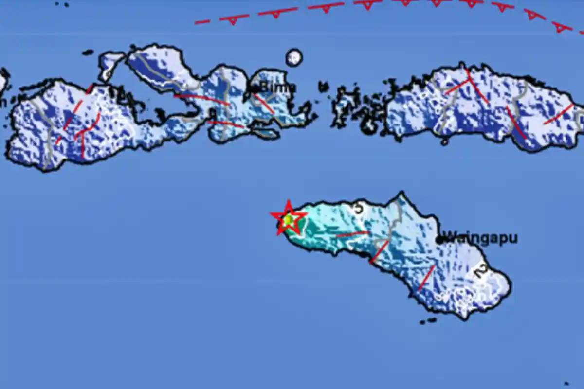 Gempa 5.1 SR Pukul 06.04 WIB Rabu 18 November 2020, Terjadi di Kodi