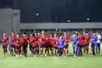 Latihan Perdana Timnas Indonesia Senior