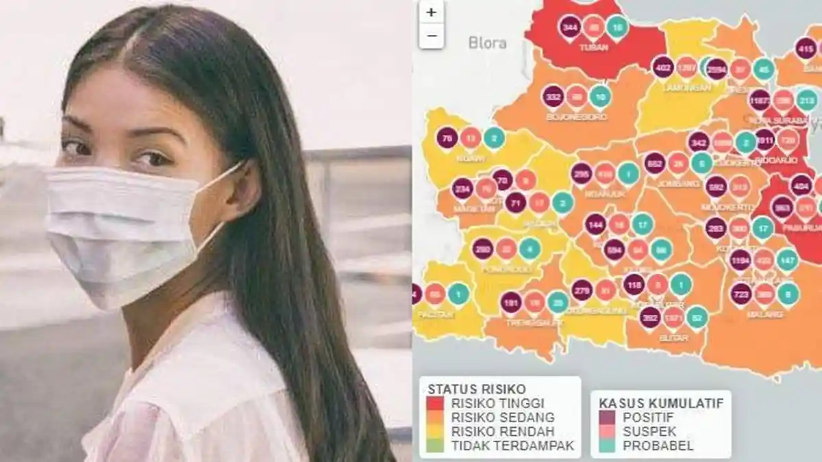 Update Zona Merah di Jawa Timur Hari Ini 18 September: Malang Merah, Sidoarjo Oranye, Pacitan Kuning