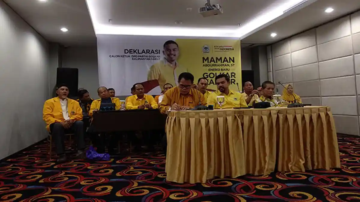Maman Ingin Musda Golkar Berjalan dengan Riang Gembira