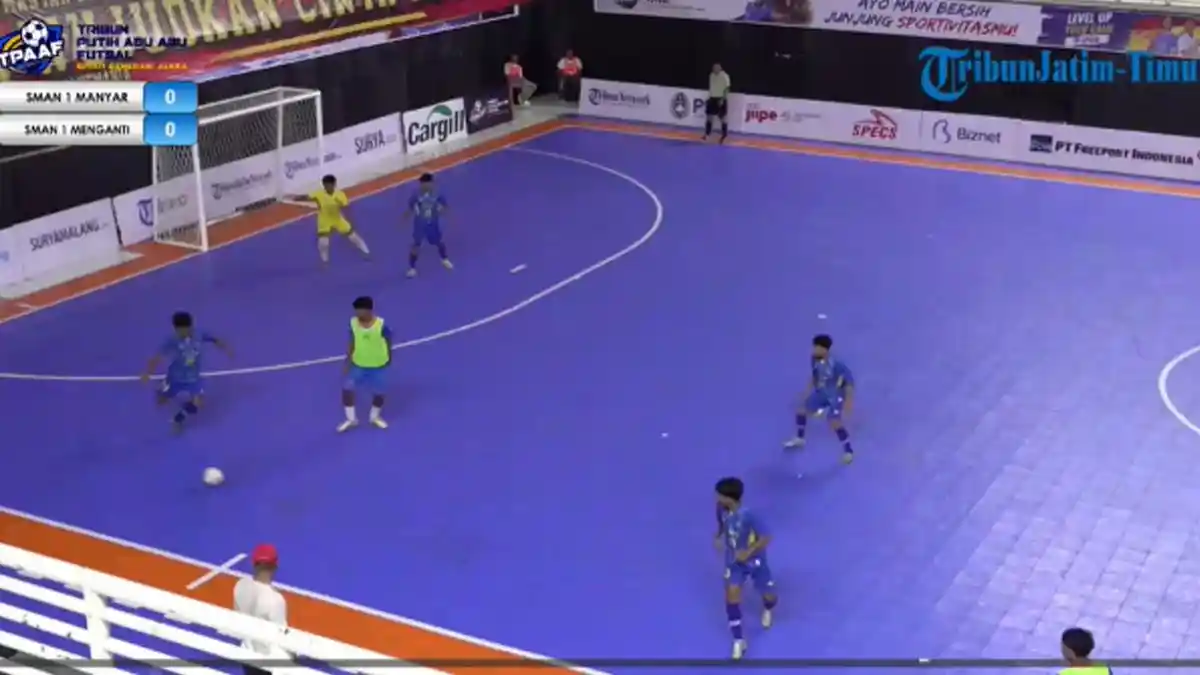SMAN 1 Manyar Libas SMAN 1 Menganti 5-0 pada Turnamen TPAAF 2026