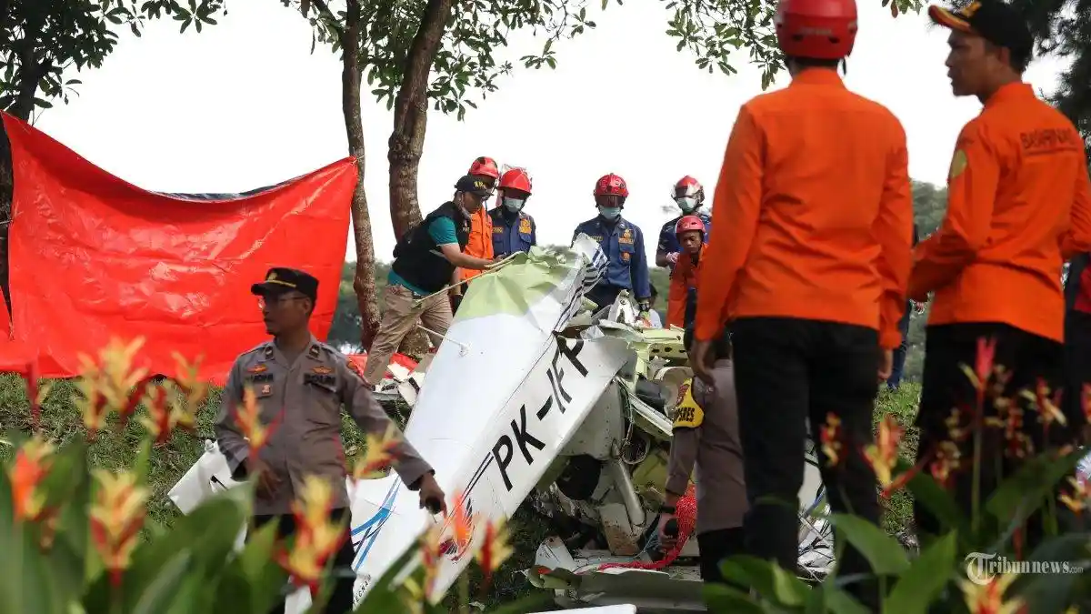 Detail Pesawat Latih yang Jatuh di BSD Serpong, Tangerang Selatan, Milik Indonesia Flying Club