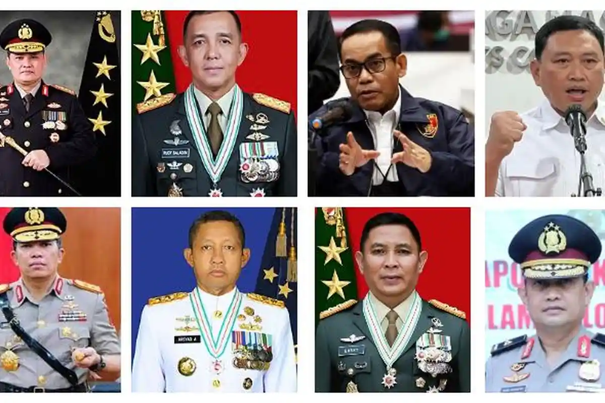 9 Jenderal Asal Makassar Pegang Jabatan Strategis Selangkah Lagi Jadi Kapolri dan Panglima TNI
