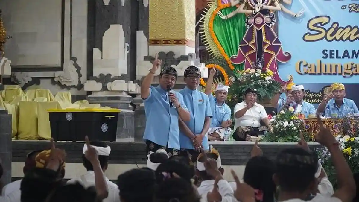 Krama Banjar Pande Bualu Bulat Tekad Menangkan Suyadinata Di Pilkada Badung