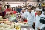 Presiden Jokowi Blusukan ke Pasar Badung Denpasar