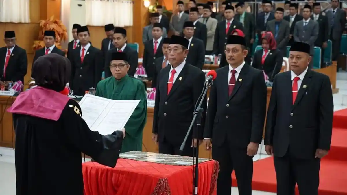 3 Pimpinan DPRD Sidrap 2019-2024 Resmi Dilantik, Berikut Nama-Namanya