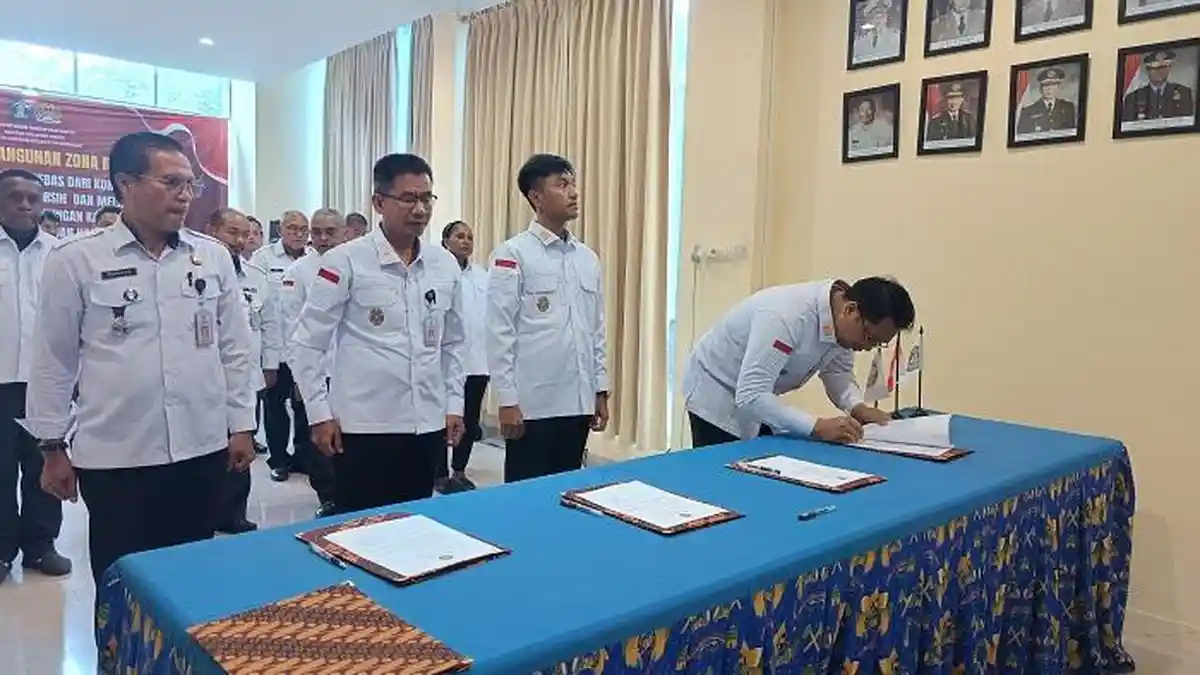 Teken Perjanjian Kinerja 2025, Imigrasi Merauke Perkuat Komitmen Pelayanan Publik