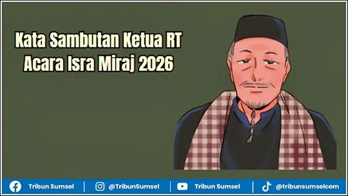 Contoh Kata Sambutan Ketua RT Acara Isra Miraj 2026, Singkat, Bisa Jadi Referensi