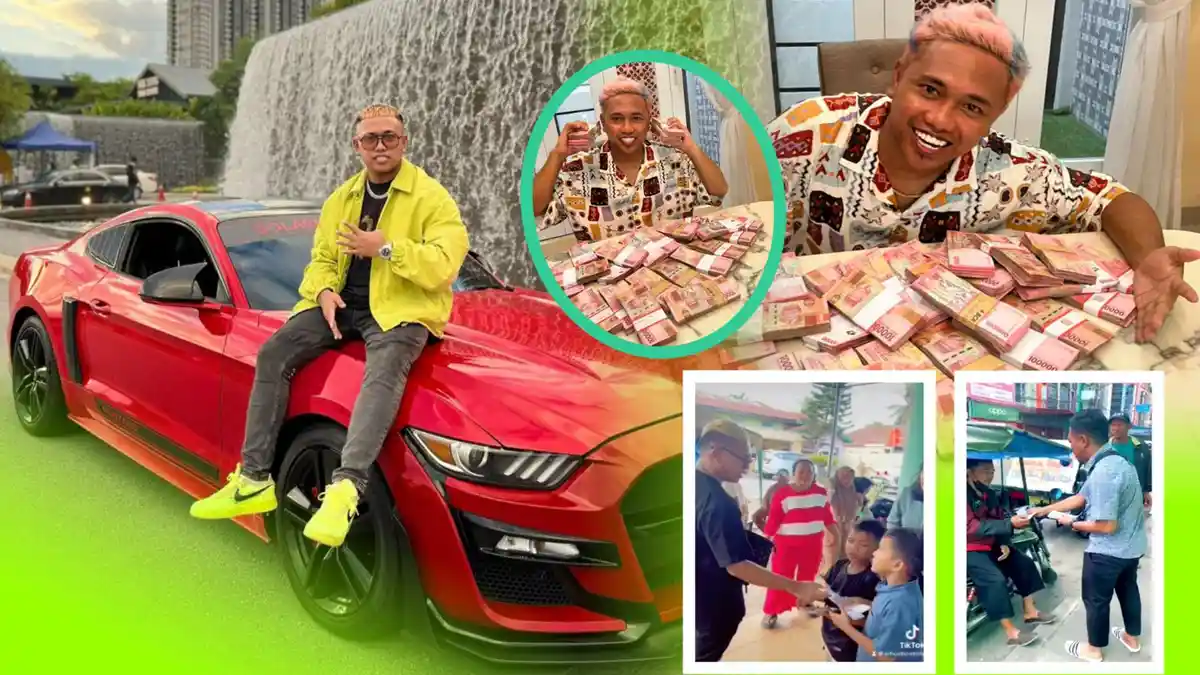 VIRAL! Crazy Rich Sekaligus Selebgram asal Malaysia, Bagikan Uang Gratis Hingga Puluhan Juta