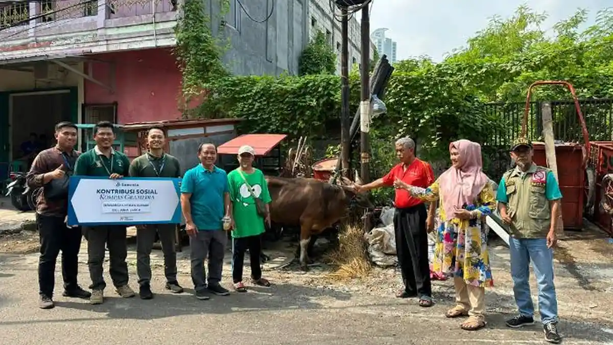 Sambut Idul Adha 1444 H, Kompas Gramedia Salurkan Hewan Kurban