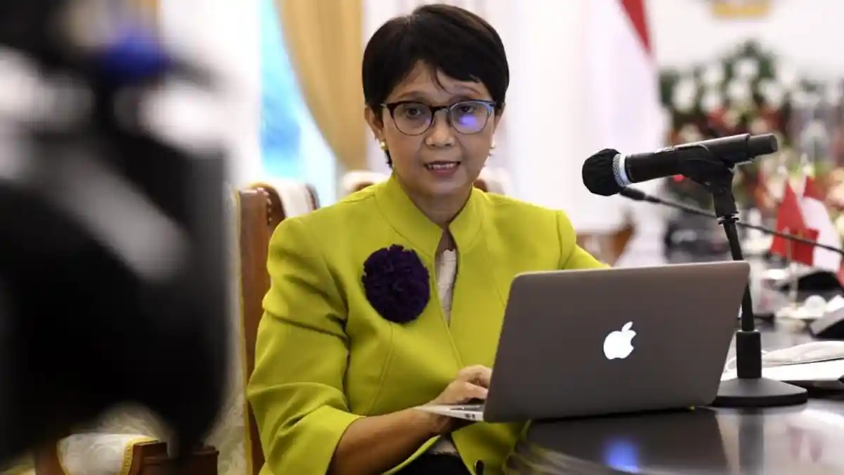Menlu Retno: Palestina – Israel Lakukan Gencatan Senjata