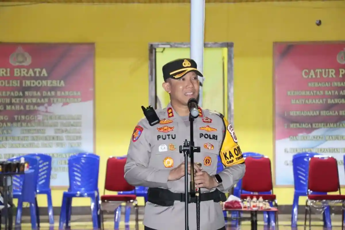 Kapolres Banggai Imbau Tak Ada Konvoi Usai Pleno Tingkat Kabupaten