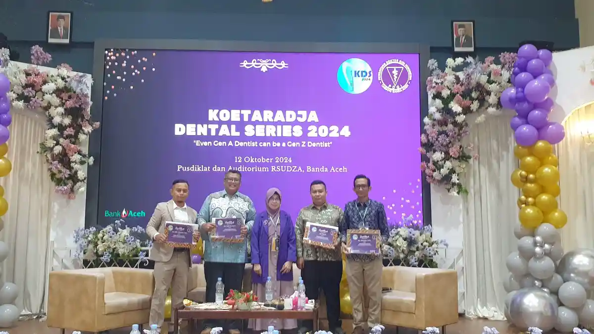 Direktur RSUD Langsa Jadi Pemateri Seminar Ilmiah Koetaradja Dental Series IV