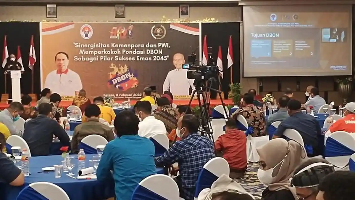 Zainudin Amali Berharap PWI dan Siwo Memberi Dukungan Kepada DBON