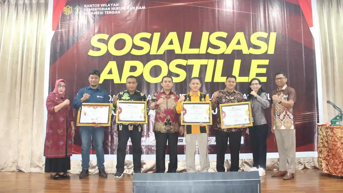 TribunPalu.com Dapat Penghargaan dari Kemenkumham Sulteng