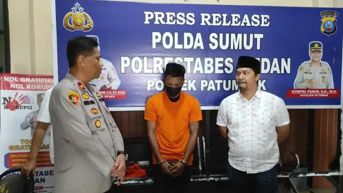 Kepergok Curi Motor di Patumbak, Muhammad Syafii Babak Belur Dihajar Massa