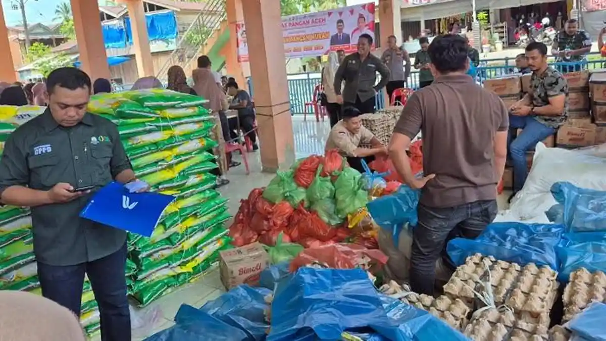 Stabilkan Pasokan Bahan Pokok, Pemkab Aceh Jaya Gelar Pasar Murah