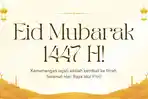 Contoh 20 Ucapan Selamat Hari Raya Idul Fitri 2026 dalam Bahasa Inggris Lengkap dengan Artinya