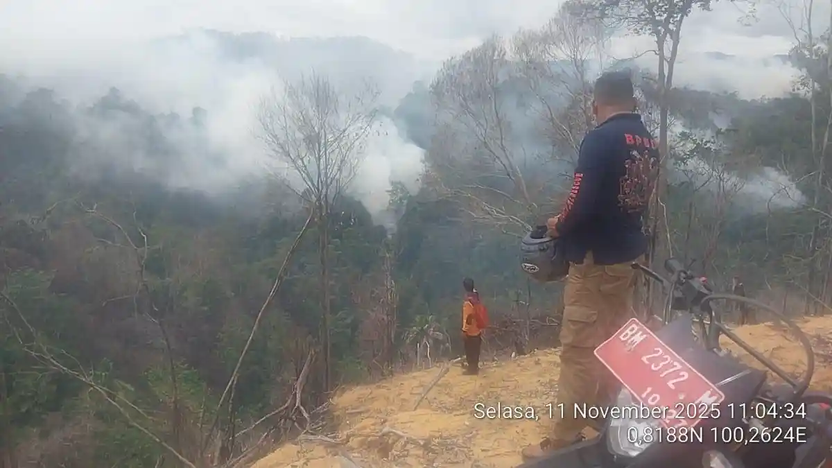 Satu Titik Api Terdeteksi di Rohul, Diduga Berasal dari Pabrik Kelapa Sawit