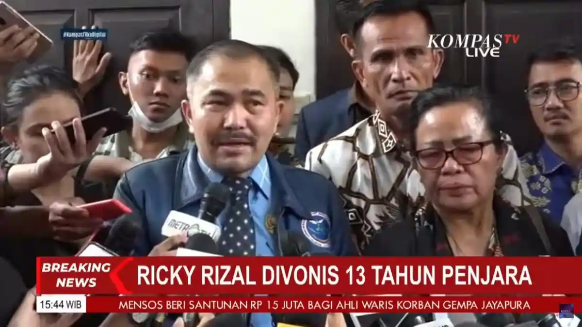 Ricky Rizal Divonis 13 Tahun, Kamarudin Simanjuntak Tak Puas: Dia ...