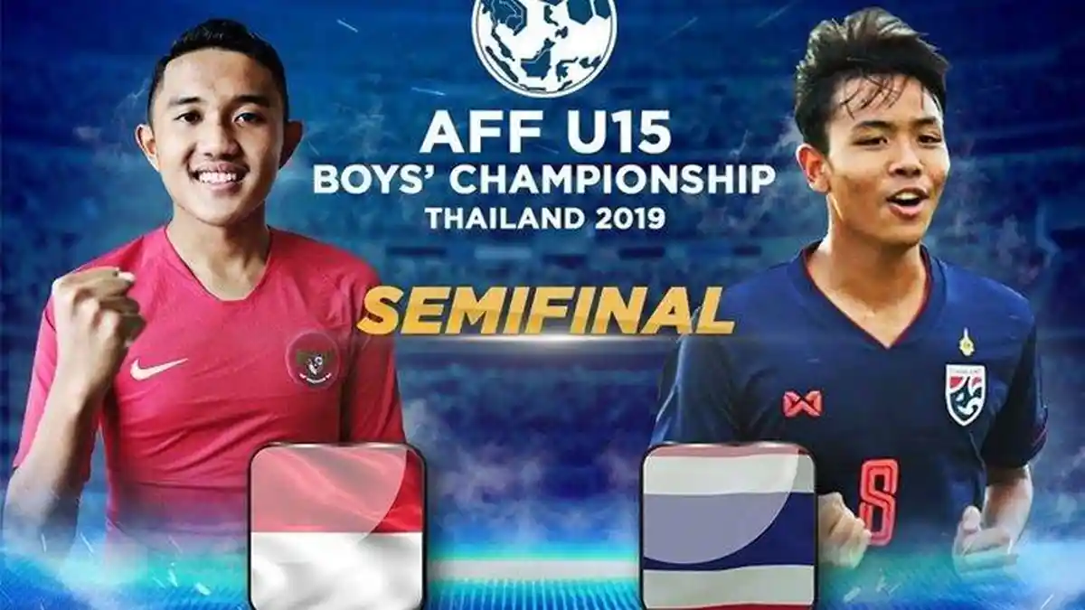 Live Streaming (Siaran Langsung) SCTV Semifinal Piala AFF U-15 Indonesia vs Thailand, Jadwal Berubah