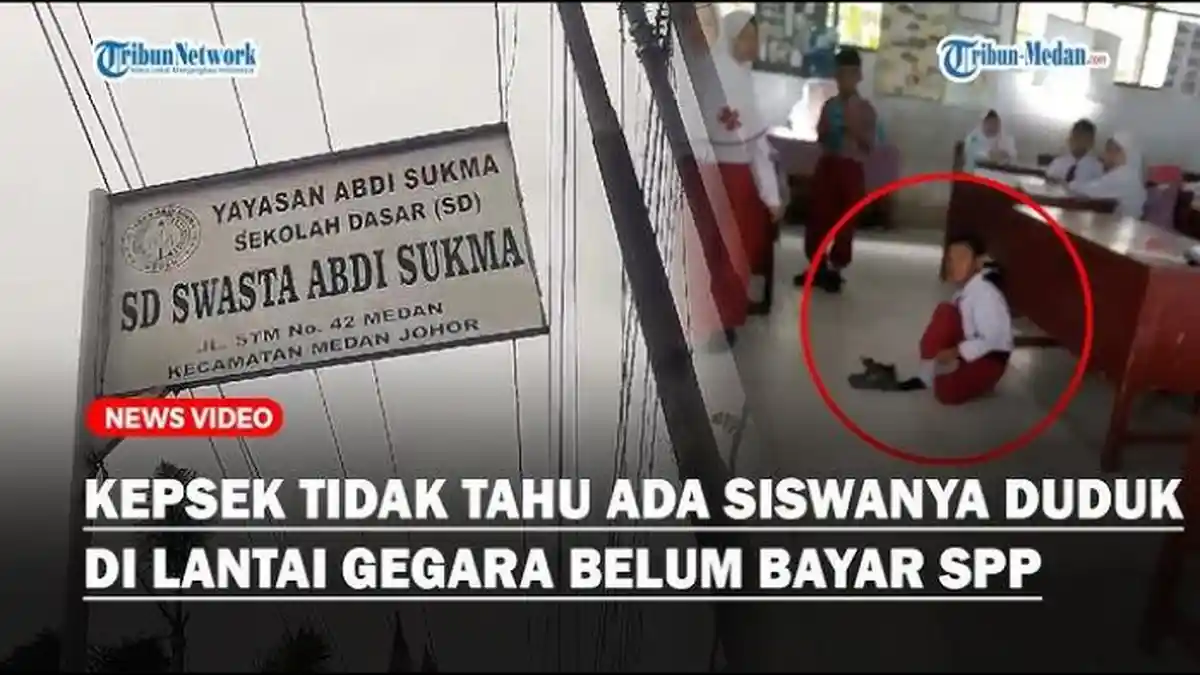 Nasib Siswa SD di Medan Diminta Belajar di Lantai karena Sulit Lunasi SPP, Ini Reaksi Kepala Sekolah