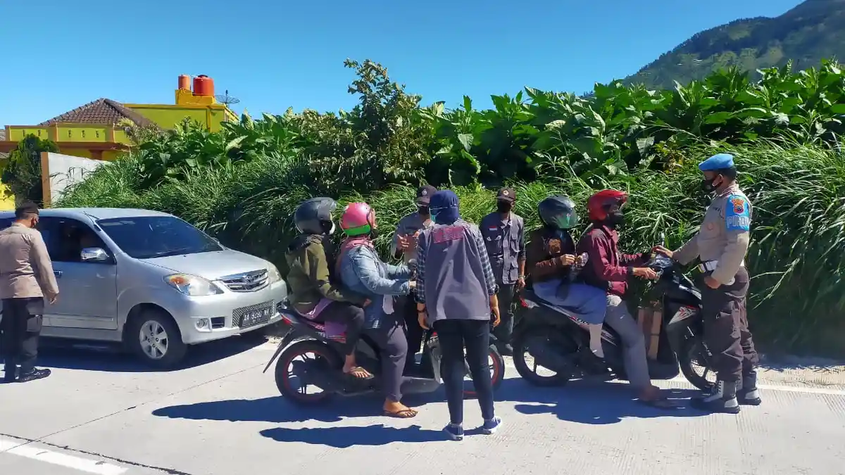 Nekat Wisata ke Selo saat Boyolali di Rumah Saja, Puluhan Warga Terima Nasib Diputar Balik