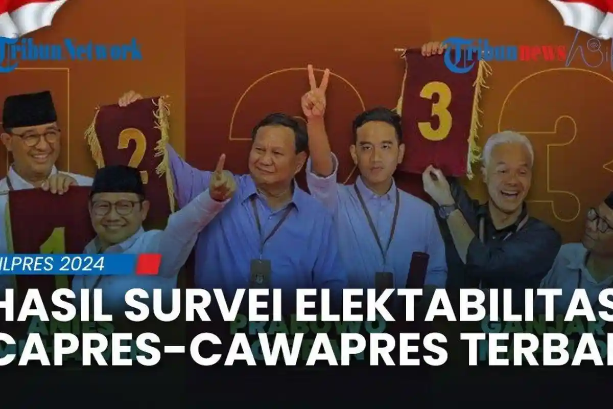 Survei Terbaru Capres 2024: Ganjar-Mahfud Nyaris Salip Prabowo-Gibran, AMIN Diurutan 3