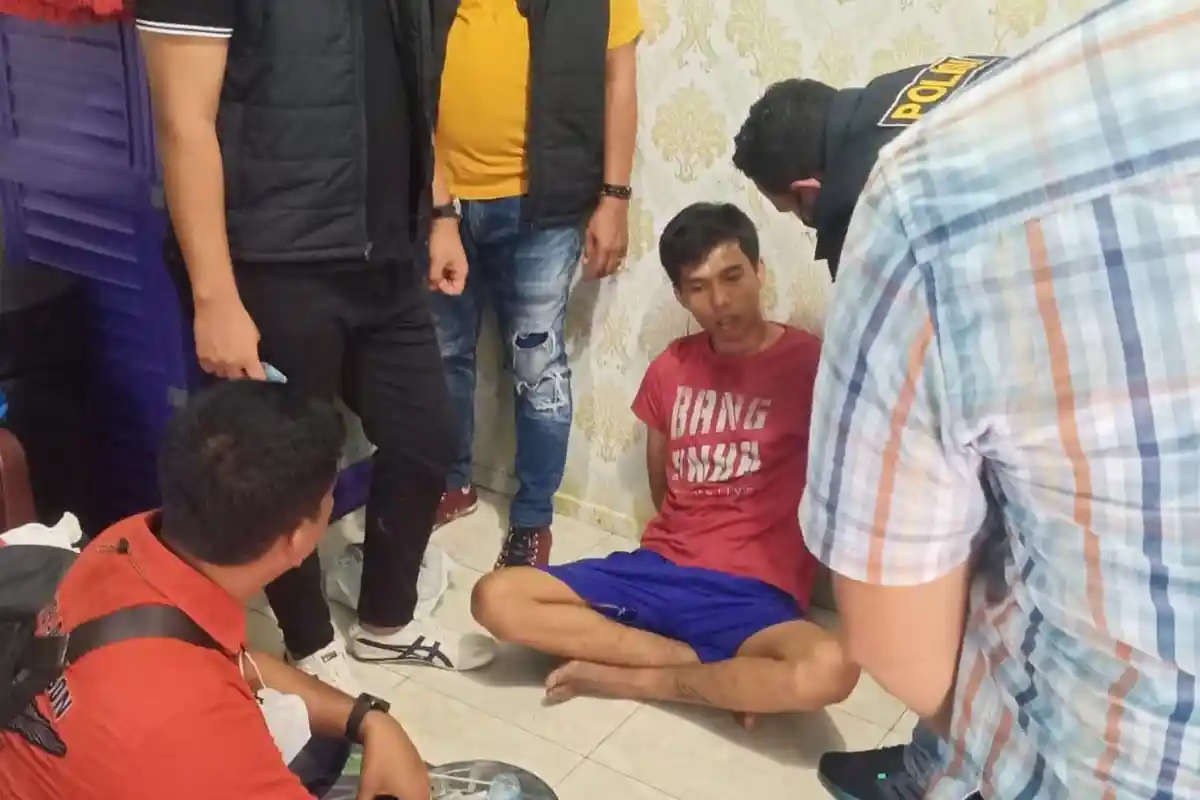 Pengedar Sabu Ditangkap Polrestabes Medan saat Gerebek Kampung Narkoba di Medan Johor