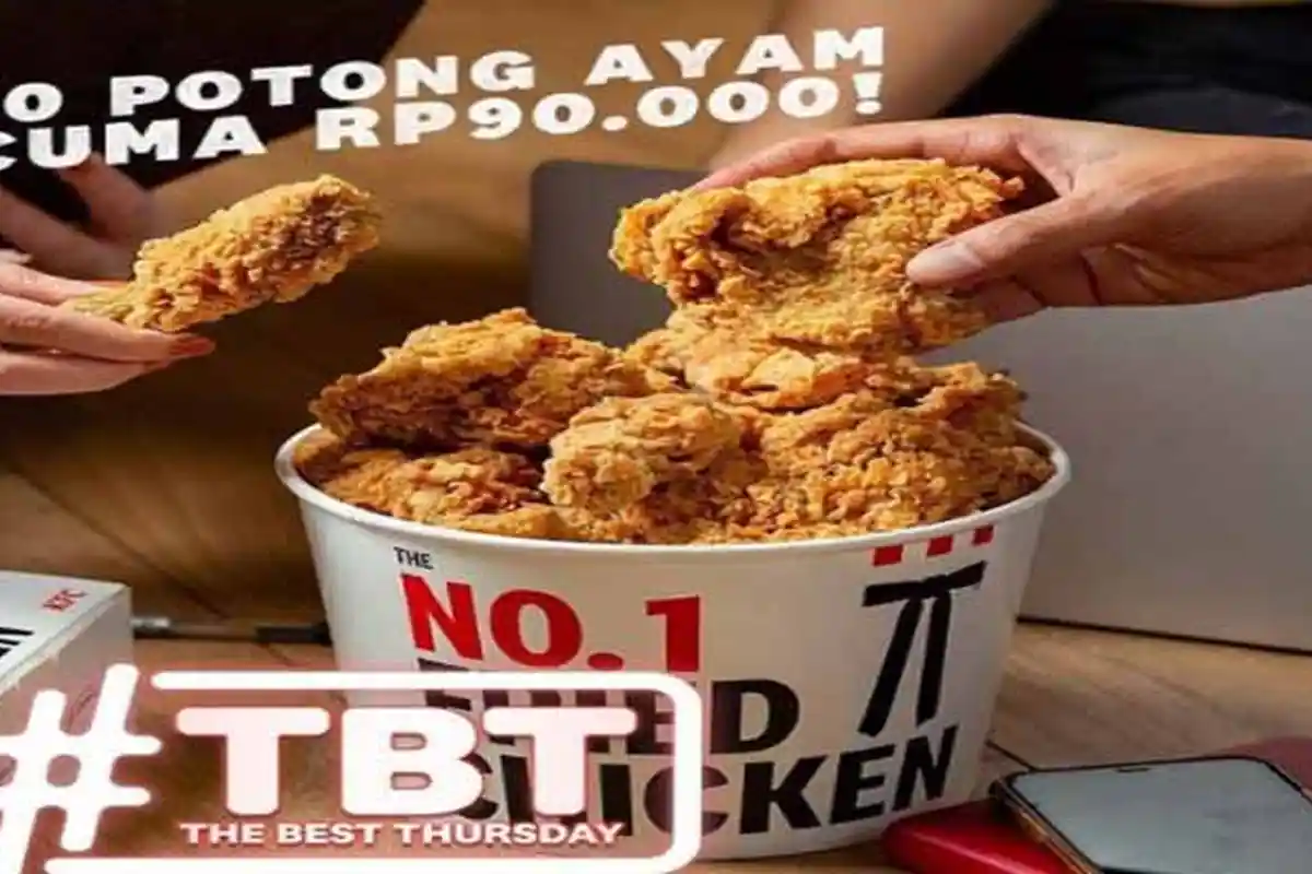 Hanya Hari Ini Promo KFC 10 Potong Ayam Goreng Cuma Rp90 Ribu dan 4 PTG Chicken Strip Rp29 Ribu