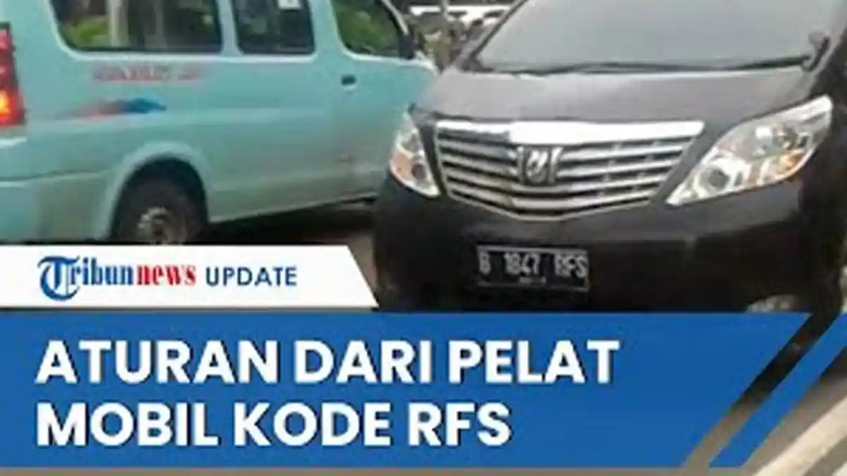 Arti Plat RFS Adalah, Viral Pengendara Mobil Berpelat RFS Keluarkan ...