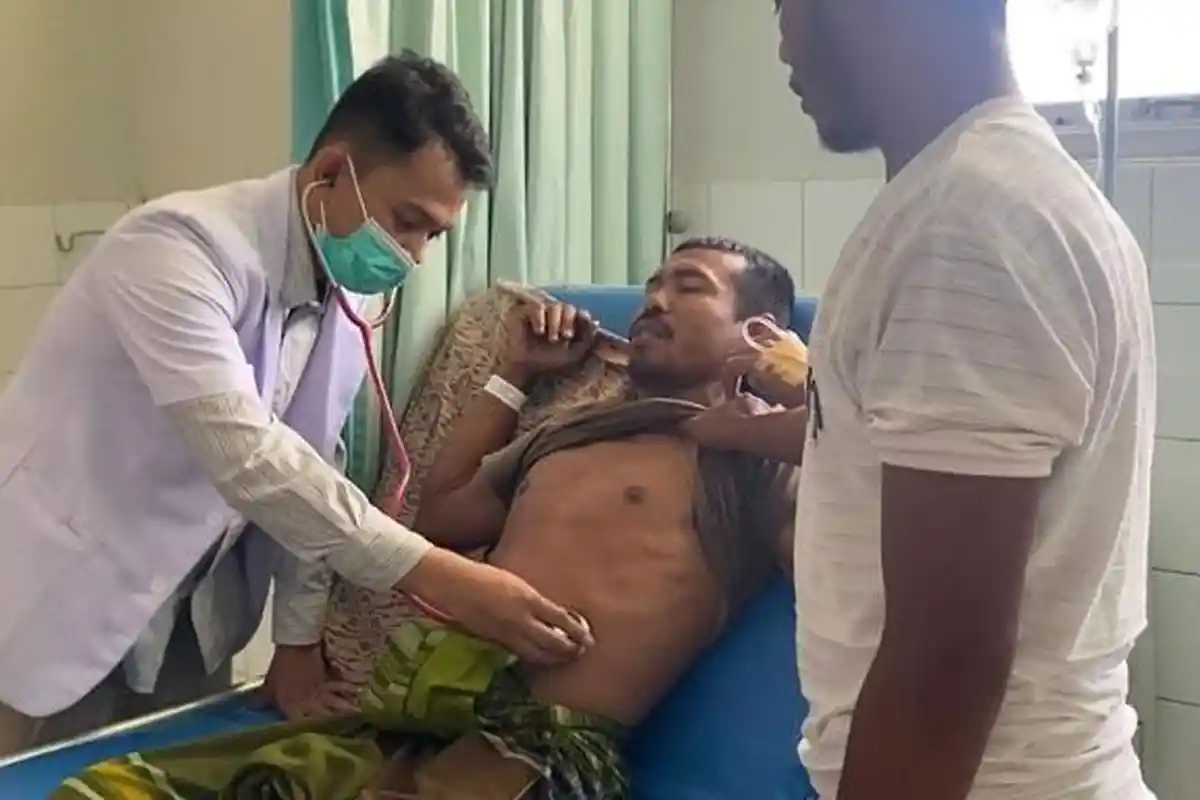 Sang Abang yang Diamuk Gajah di Paya Bakong Harus Dirawat di RSUCM, Adiknya Cuma Ditendang dan Memar