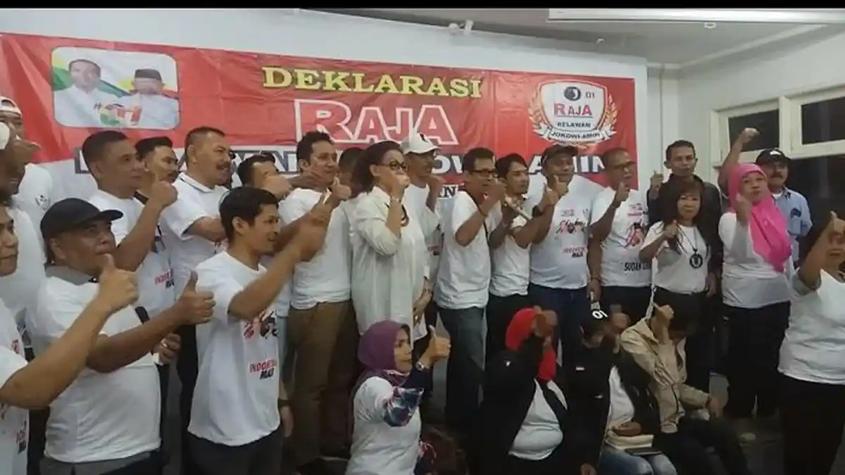 Lima Ribu Relawan RAJA Siap Menangkan Jokowi - Maruf Amin