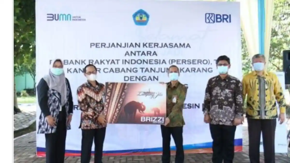 Unila dan BRI Tanda Tangani Perjanjian Kerjasama Pemasangan Mesin EDC