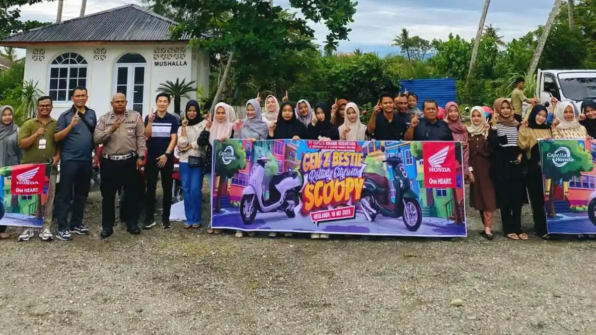 Kampanye Keselamatan Warnai Scoopy Gen-Z Bestie di Meulaboh 
