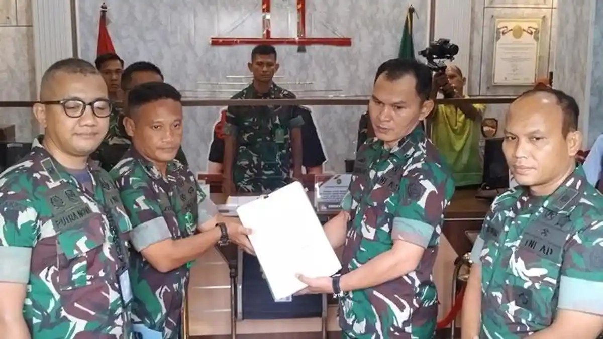 Dilimpahkan ke Palembang, Sidang Perdana Oknum TNI Tembak Mati Polisi Lampung Digelar Juni 2025