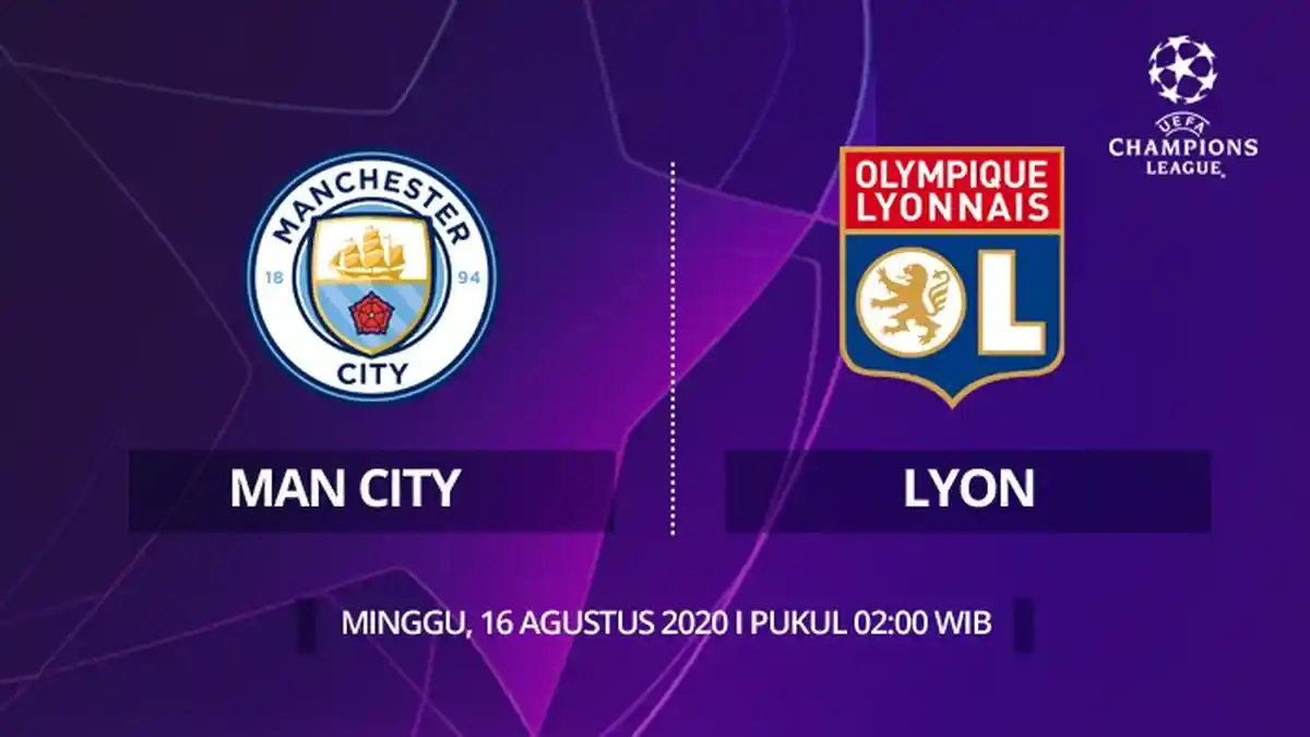 SESAAT LAGI Link Live Streaming Manchester City vs Lyon, Mimpi Bisa Rebut Trofi Si Kuping Besar