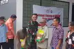 Kades Aik Kelik Gandeng Dandim Belitung Bagi Berkah Ramadhan dan Kenalkan Gerai KDMP ke Masyarakat