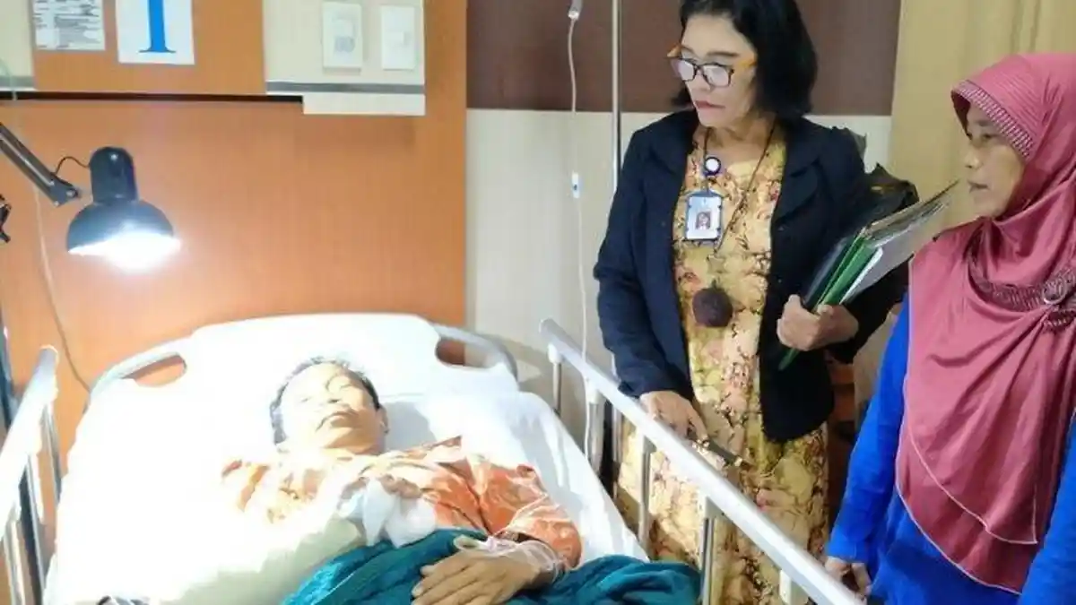 Begal Sabetkan Celurit Hingga Tangan Wakid Nyaris Putus, Sepeda Motor Diikhlaskan