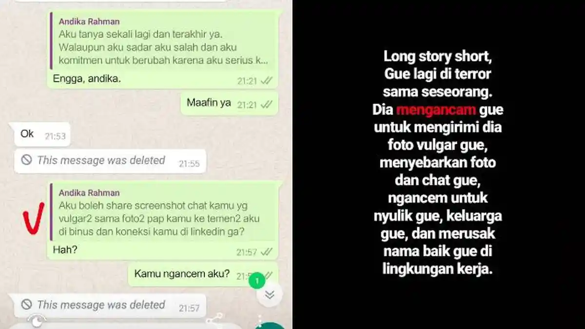 VIRAL Kisah Wanita Diancam Pria yang Dekati dengan Identitas Palsu via LinkedIn, Begini Kronologinya