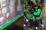 Terekam CCTV, Pria Berjaket Hijau Curi Motor di Rumah Kos Sawahan Surabaya