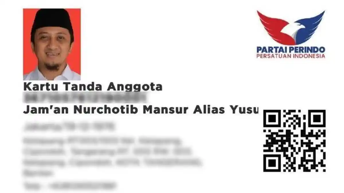 Unggah KTA Partai Perindo Ustaz Yusuf Mansur, Hary Tanoe: Selamat Bergabung