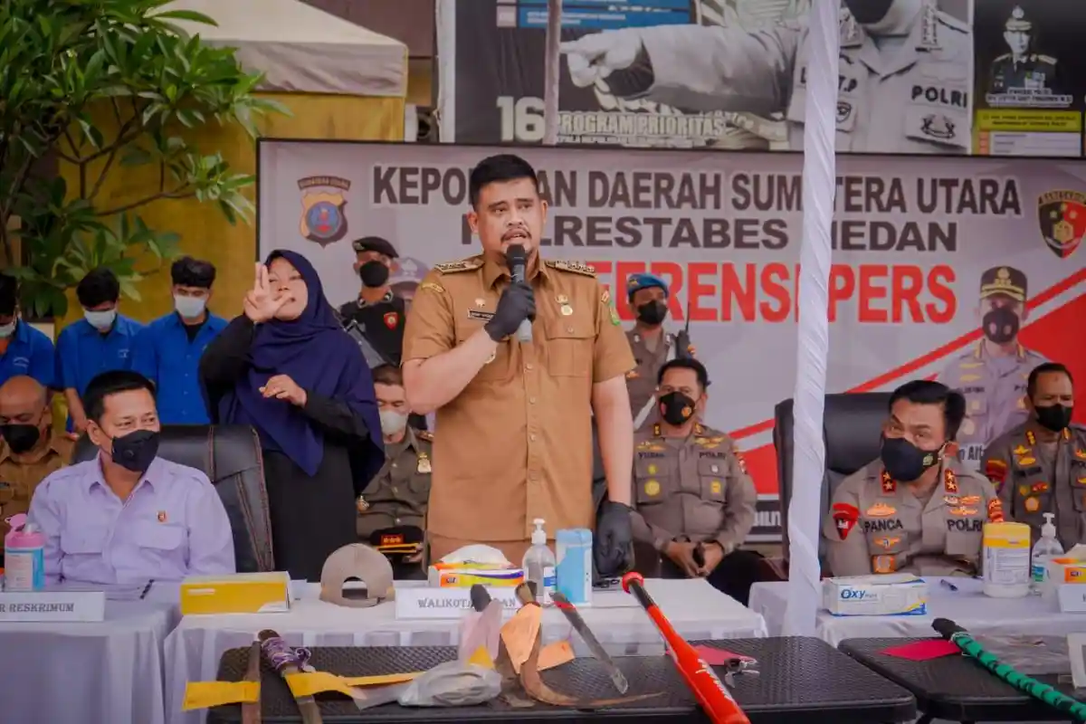Kolaborasi Dengan Kepolisian, Walikota Bobby Tegaskan Tidak ada Tempat Bagi Preman di Kota Medan